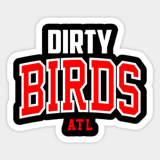 Dirty Birds Football Sticker